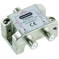 Obrázek výrobku Bandridge BN-BVP342, rozbočovač F zdířka - 2x F zdířka, 5-900 MHz